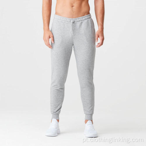 Calça de treinamento para desempenho de malha masculina